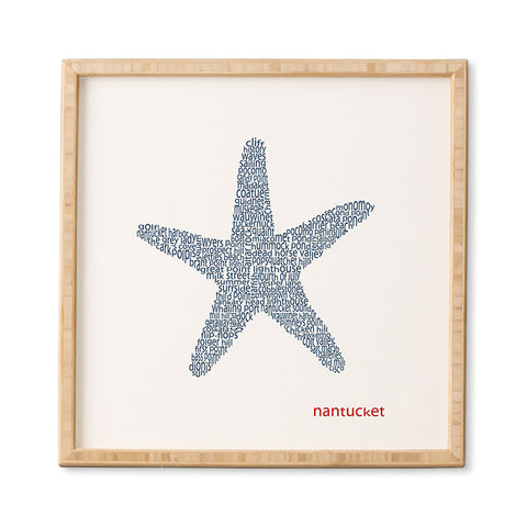 Restudio Designs Nantucket Starfish Framed Wall Art