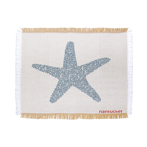 Restudio Designs Nantucket Starfish Throw Blanket