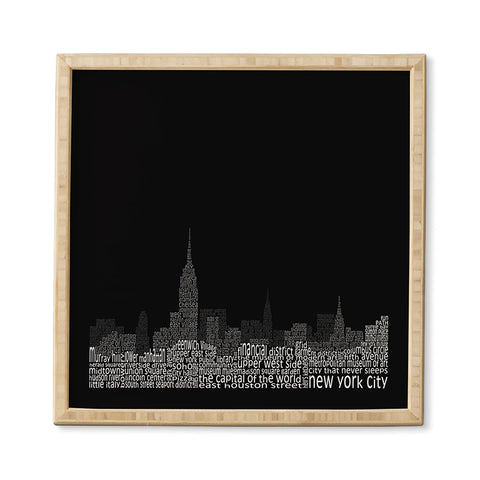 Restudio Designs New York Skyline 2 Framed Wall Art