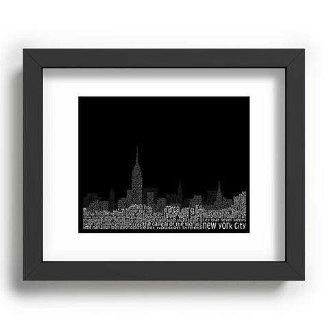 Restudio Designs New York Skyline 2 Recessed Framing Rectangle