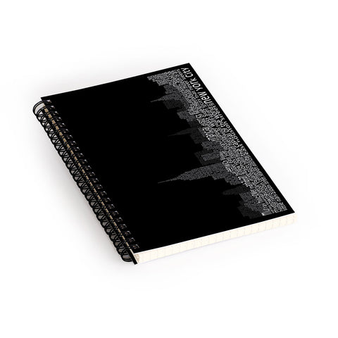 Restudio Designs New York Skyline 2 Spiral Notebook