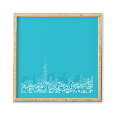 Restudio Designs New York Skyline 3 Framed Wall Art