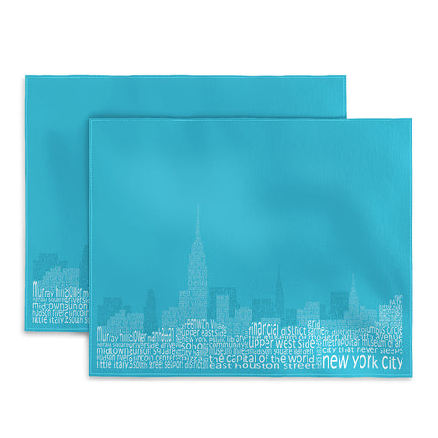 Restudio Designs New York Skyline 3 Placemat