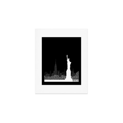 Restudio Designs New York Skyline 4 Art Print