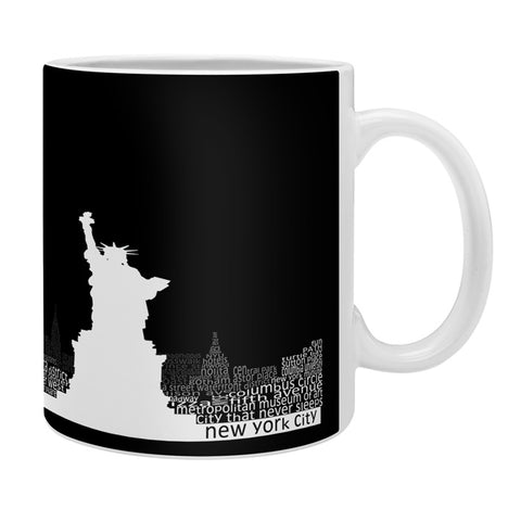Restudio Designs New York Skyline 4 Coffee Mug