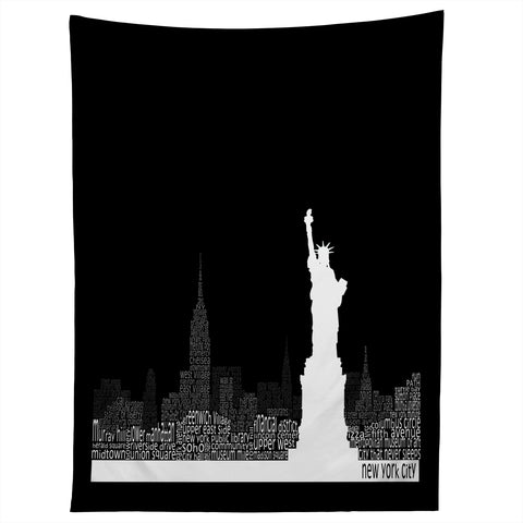 Restudio Designs New York Skyline 4 Tapestry