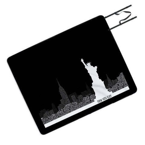 Restudio Designs New York Skyline 4 Picnic Blanket