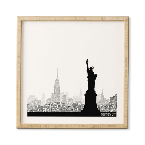 Restudio Designs New York Skyline 5 Framed Wall Art