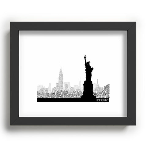 Restudio Designs New York Skyline 5 Recessed Framing Rectangle