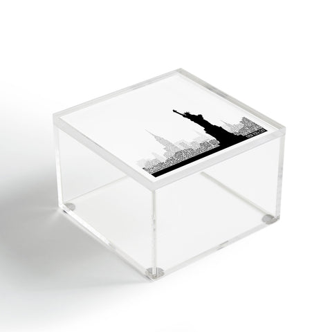 Restudio Designs New York Skyline 5 Acrylic Box