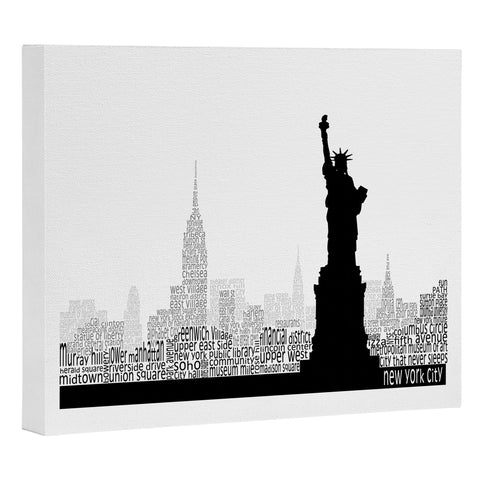 Restudio Designs New York Skyline 5 Art Canvas