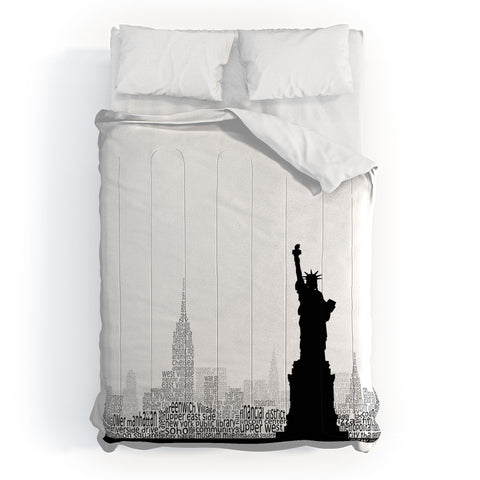 Restudio Designs New York Skyline 5 Comforter