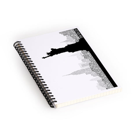 Restudio Designs New York Skyline 5 Spiral Notebook