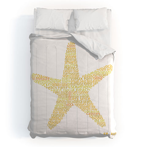 Restudio Designs St Lucia Starfish Comforter