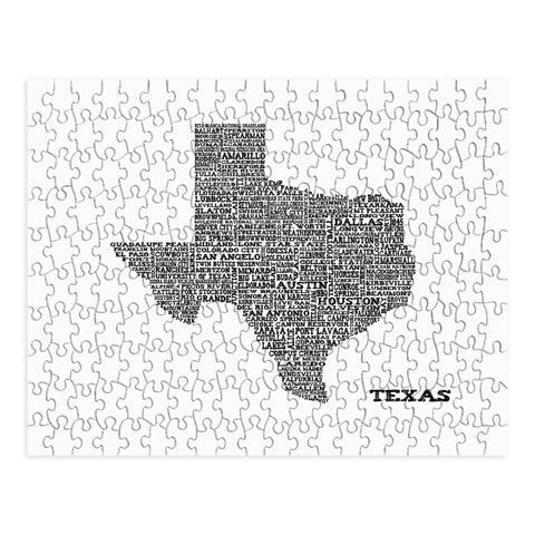Restudio Designs Texas Map Puzzle