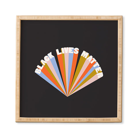 Rhianna Marie Chan Black Lives Matter II Framed Wall Art