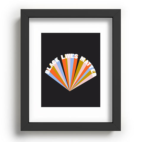 Rhianna Marie Chan Black Lives Matter II Recessed Framing Rectangle
