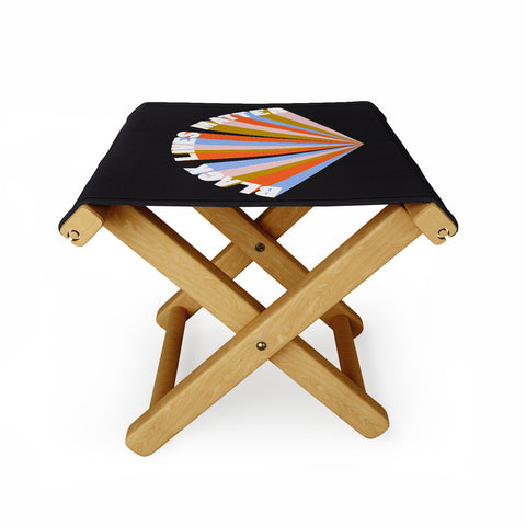 Rhianna Marie Chan Black Lives Matter II Folding Stool