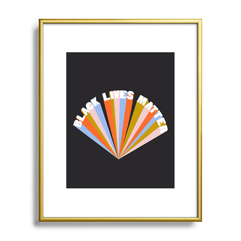 Rhianna Marie Chan Black Lives Matter II Metal Framed Art Print