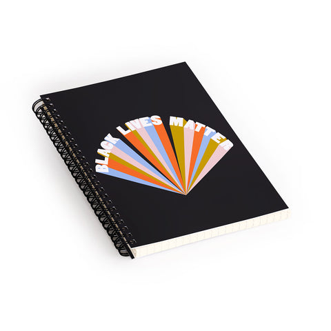 Rhianna Marie Chan Black Lives Matter II Spiral Notebook