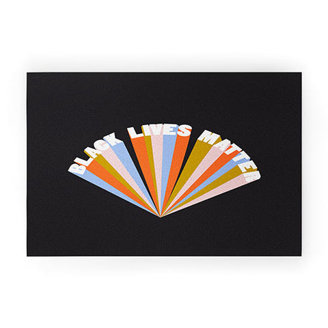 Rhianna Marie Chan Black Lives Matter II Welcome Mat