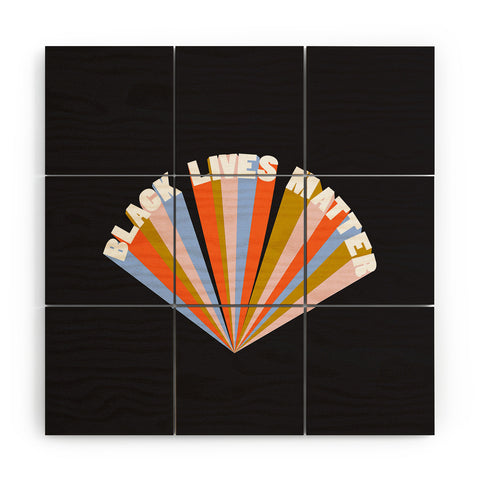 Rhianna Marie Chan Black Lives Matter II Wood Wall Mural