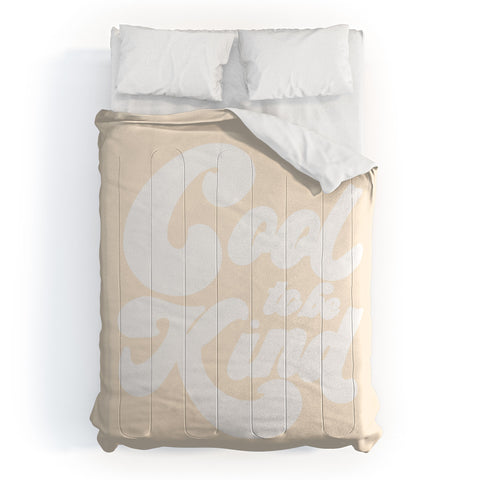 Rhianna Marie Chan Cool To Be Kind Yellow Comforter