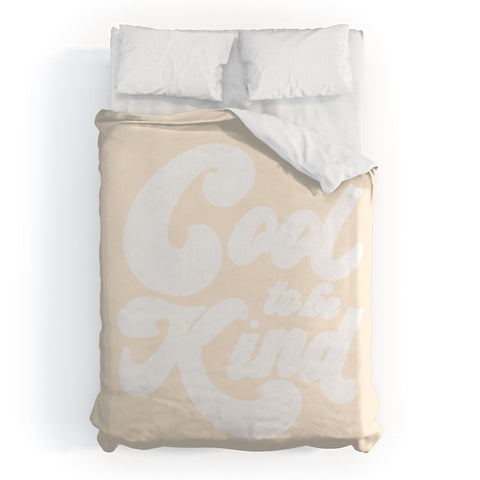 Rhianna Marie Chan Cool To Be Kind Yellow Duvet Cover