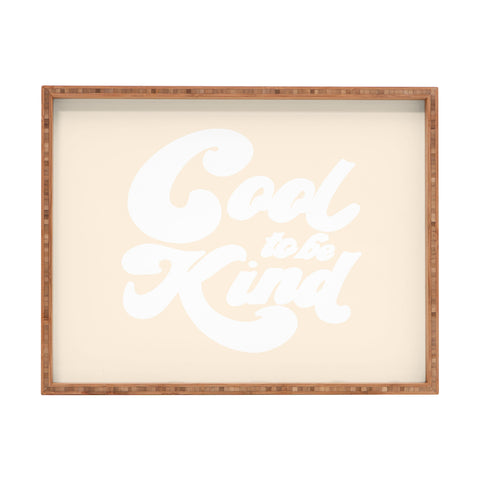 Rhianna Marie Chan Cool To Be Kind Yellow Rectangular Tray