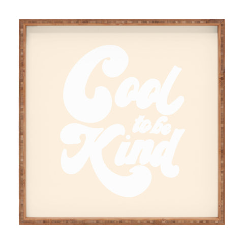 Rhianna Marie Chan Cool To Be Kind Yellow Square Tray