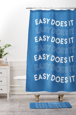Rhianna Marie Chan Easy Does It Shower Curtain And Mat