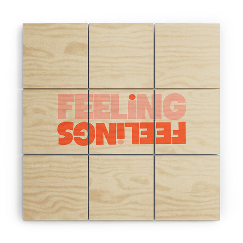 Rhianna Marie Chan Feeling Feelings Wood Wall Mural