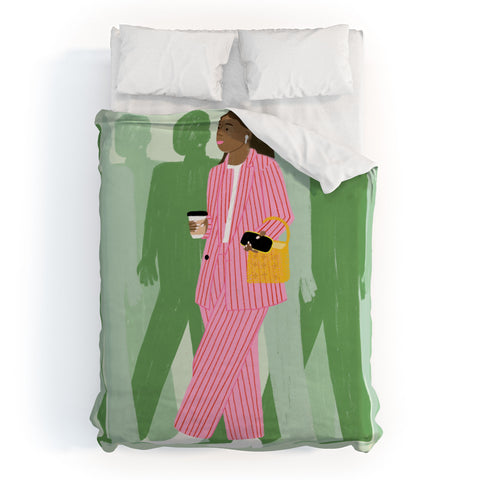Rhianna Marie Chan Girl Boss Duvet Cover