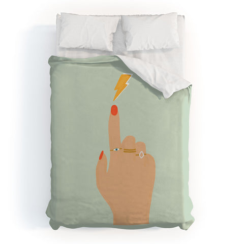 Rhianna Marie Chan Girl Magic Duvet Cover