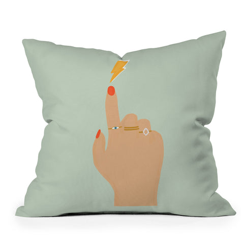 Rhianna Marie Chan Girl Magic Throw Pillow