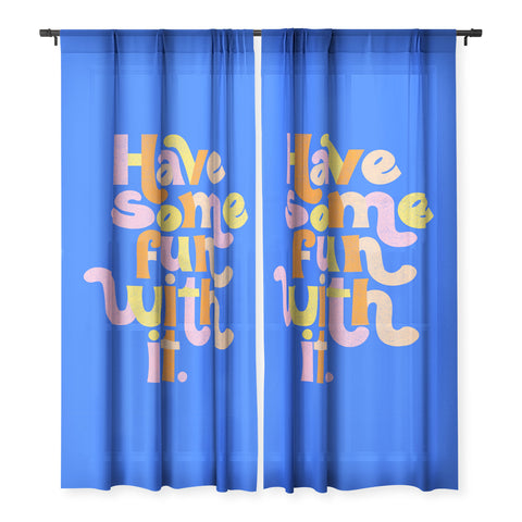 Rhianna Marie Chan Have Some Fun With It Blue Sheer Non Repeat