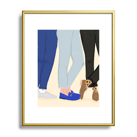 Rhianna Marie Chan Legs For Days Metal Framed Art Print