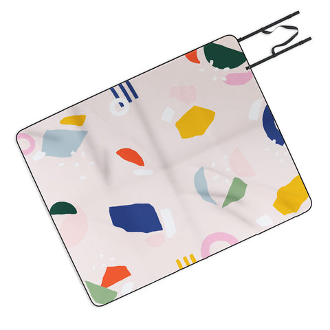 Rhianna Marie Chan Not Your Grandmothers Terrazzo Outdoor Blanket