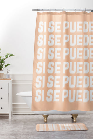 Rhianna Marie Chan Si Se Puede Yes We Can Shower Curtain And Mat
