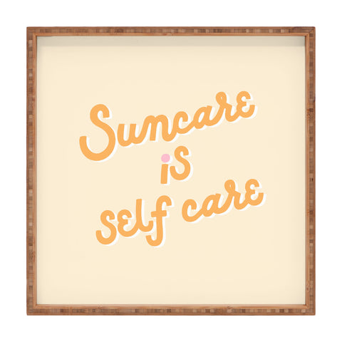 Rhianna Marie Chan Suncare Is Self Care x Olay Square Tray