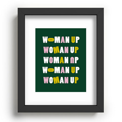 Rhianna Marie Chan Woman Up Recessed Framing Rectangle