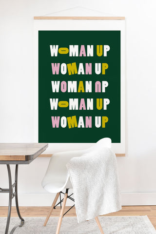 Rhianna Marie Chan Woman Up Art Print And Hanger