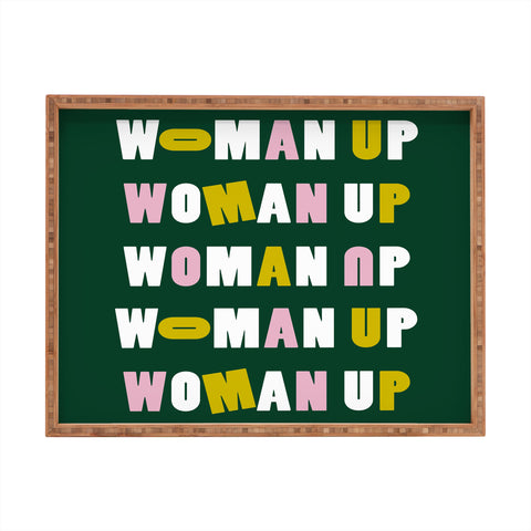 Rhianna Marie Chan Woman Up Rectangular Tray