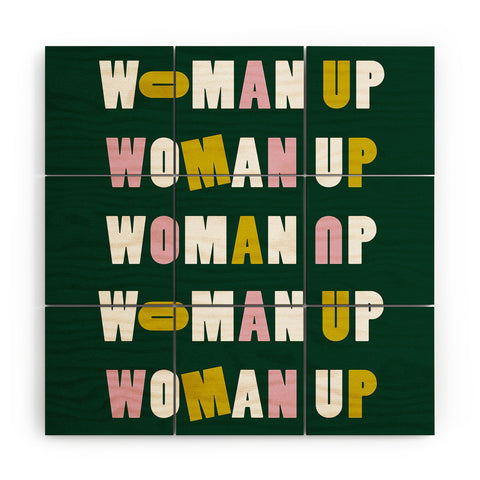 Rhianna Marie Chan Woman Up Wood Wall Mural