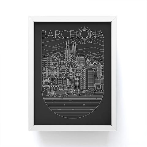 Rick Crane Barcelona Framed Mini Art Print