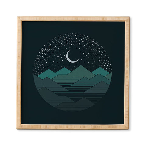 Rick Crane Between The Mountains And The Stars Framed Wall Art