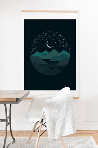 Rick Crane Between The Mountains And The Stars Art Print And Hanger
