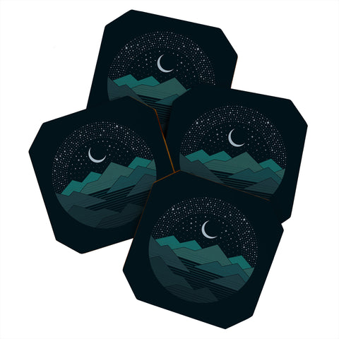 Rick Crane Between The Mountains And The Stars Coaster Set