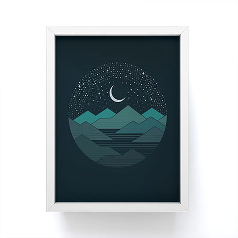 Rick Crane Between The Mountains And The Stars Framed Mini Art Print