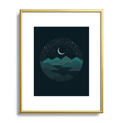 Rick Crane Between The Mountains And The Stars Metal Framed Art Print